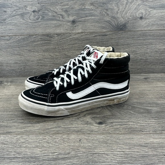 Vans High Top SK8-Hi Skateboard Shoes Men's Size 5.5 Black - Picture 1 of 11
